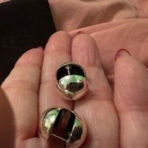 LAGOS  Caviar Bubbly  Silver Round Huggie Earrings